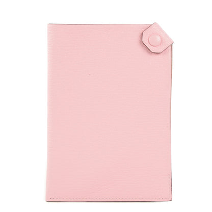 Hermes Chevre Mysore Tarmac PM Passport Holder Rose Sakura 1 of 7