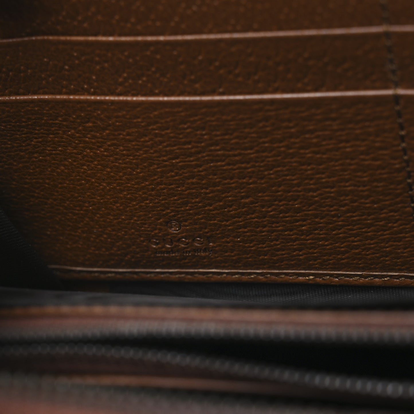 Wonka Grain Calfskin Diana Zip Around Continental Wallet Cuir