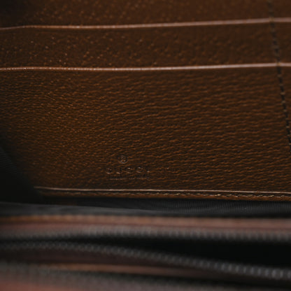 Gucci Wonka Grain Calfskin Diana Zip Around Continental Wallet Cuir 6 of 8