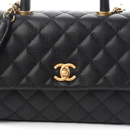Chanel Caviar Quilted Mini Coco Handle Flap Black 9 of 9