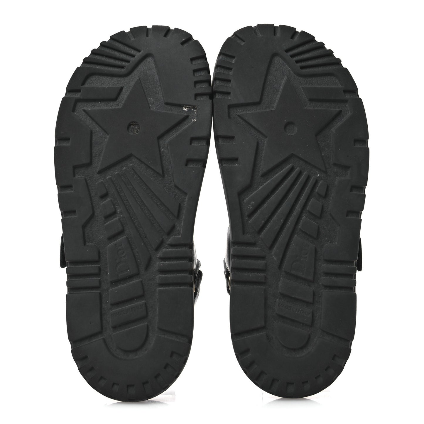 Lambskin Dioract 10mm Sandals 37.5 Black