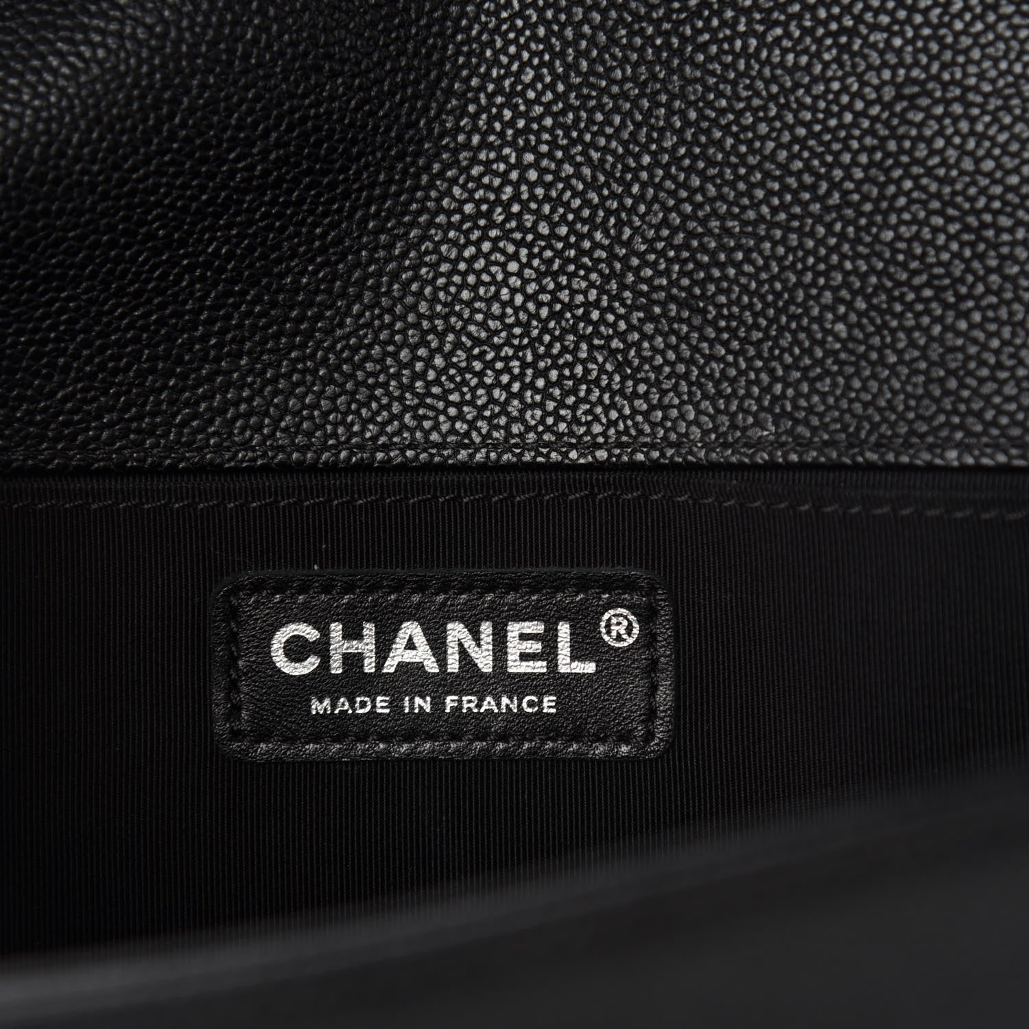 Chanel Caviar Quilted Medium Boy Flap Black 8 of 11