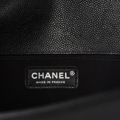 Chanel Caviar Quilted Medium Boy Flap Black 8 of 11