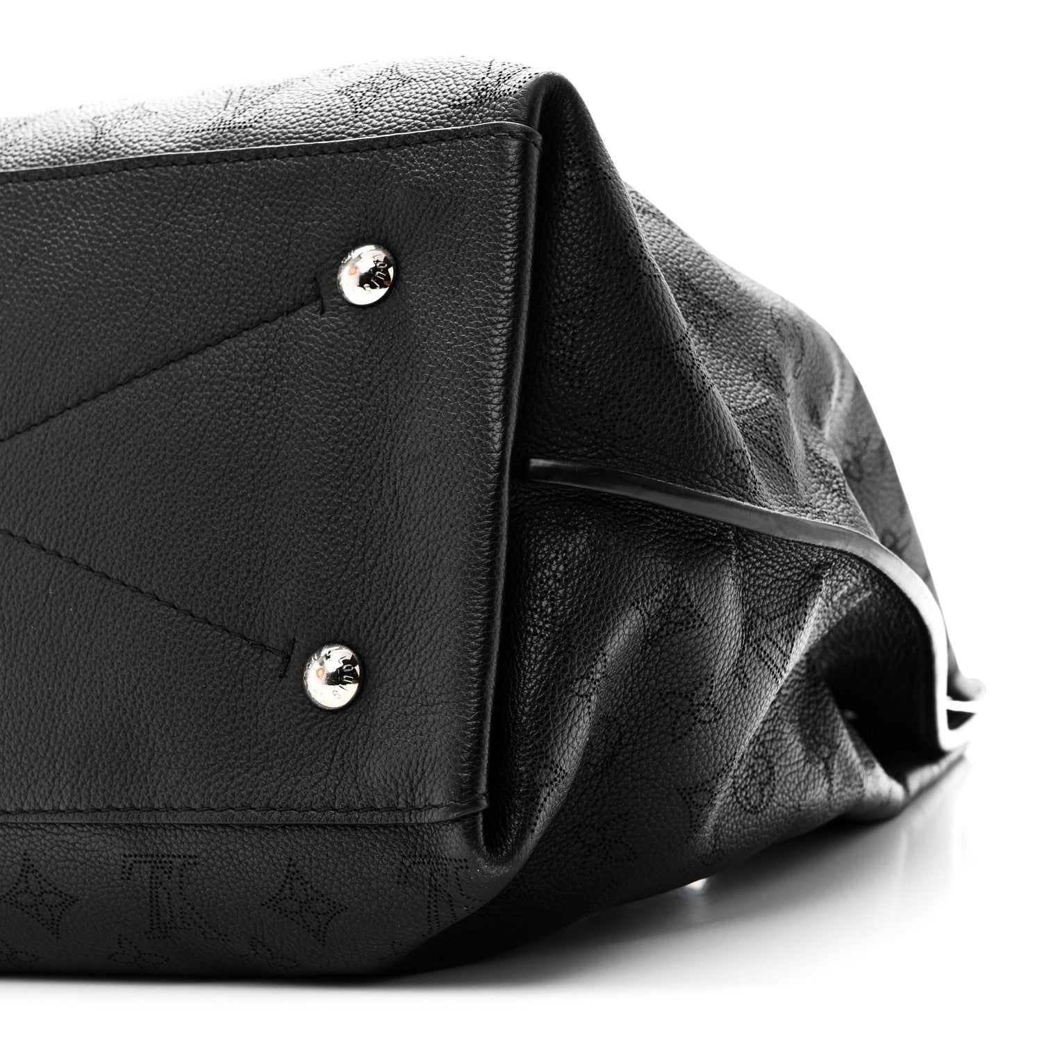 Louis Vuitton Mahina Carmel Hobo Black 10 of 11