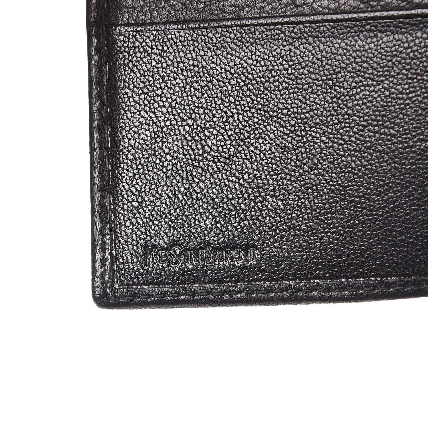 Saint Laurent Goatskin Belle de Jour French Wallet Black 6 of 7
