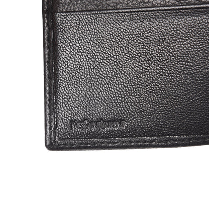 Saint Laurent Goatskin Belle de Jour French Wallet Black 6 of 7