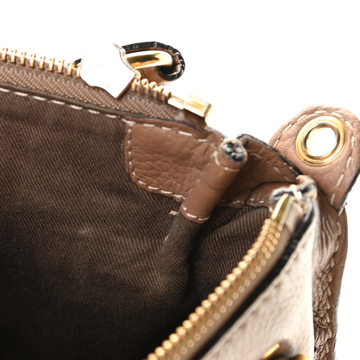 Calfskin Mini Marcie Satchel Nut