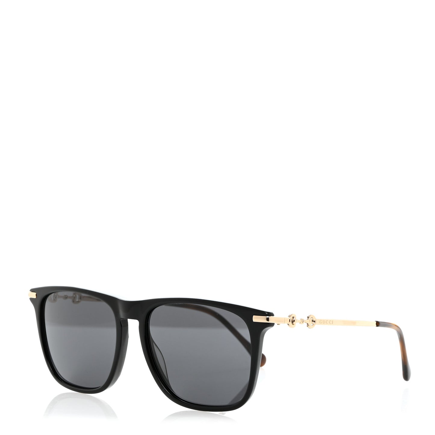 Acetate Metal Horsebit Sunglasses GG0915S Black