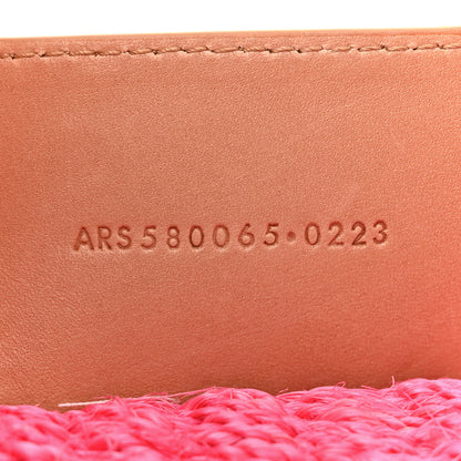 Saint Laurent Raffia Medium Monogram Kate Satchel Pink Glow 7 of 11