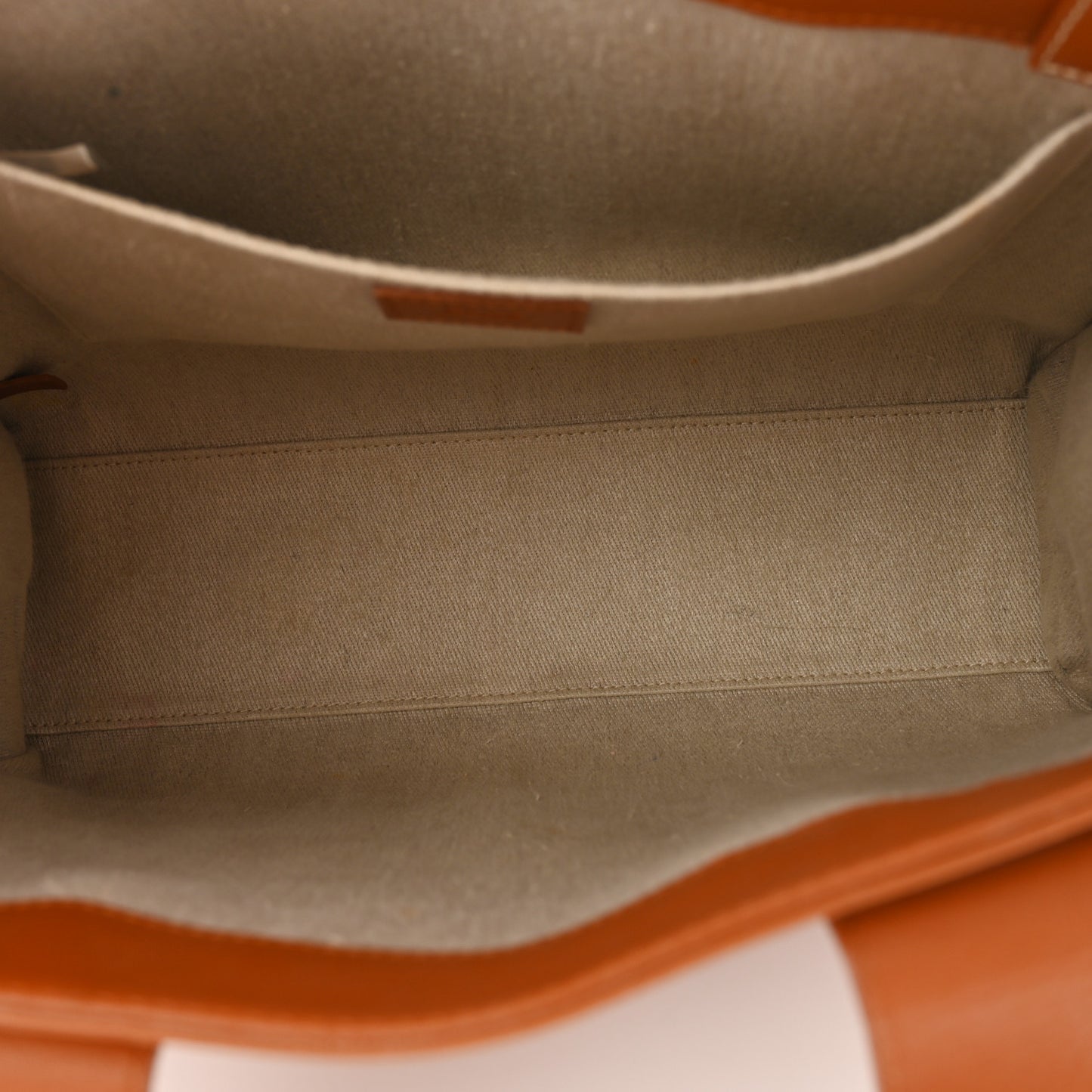 Calfskin Medium Woody Tote Caramel