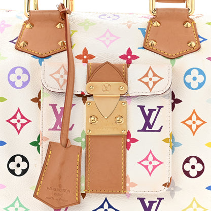 Louis Vuitton Monogram Multicolor Speedy 30 White 7 of 10