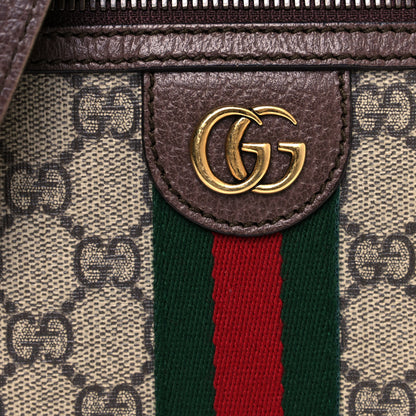Gucci GG Supreme Monogram Web Mini Ophidia Messenger Brown 8 of 12