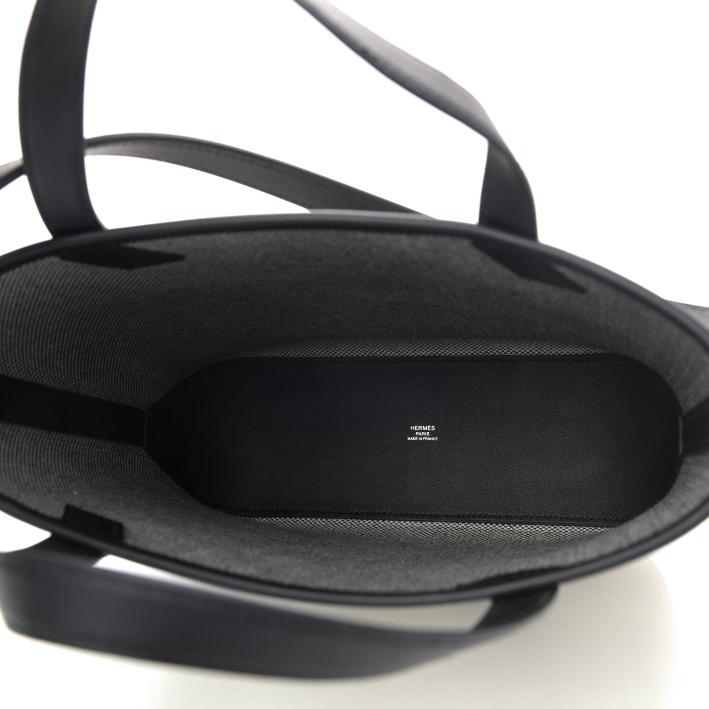 Swift H Canvas Cabas H En Biais 27 Black Ecru