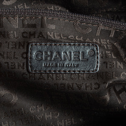Chanel Caviar Square Stitched Large Tote Dark Purple 6 of 7