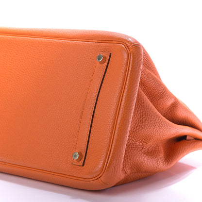 Hermes Togo Birkin 35 Orange 7 of 9