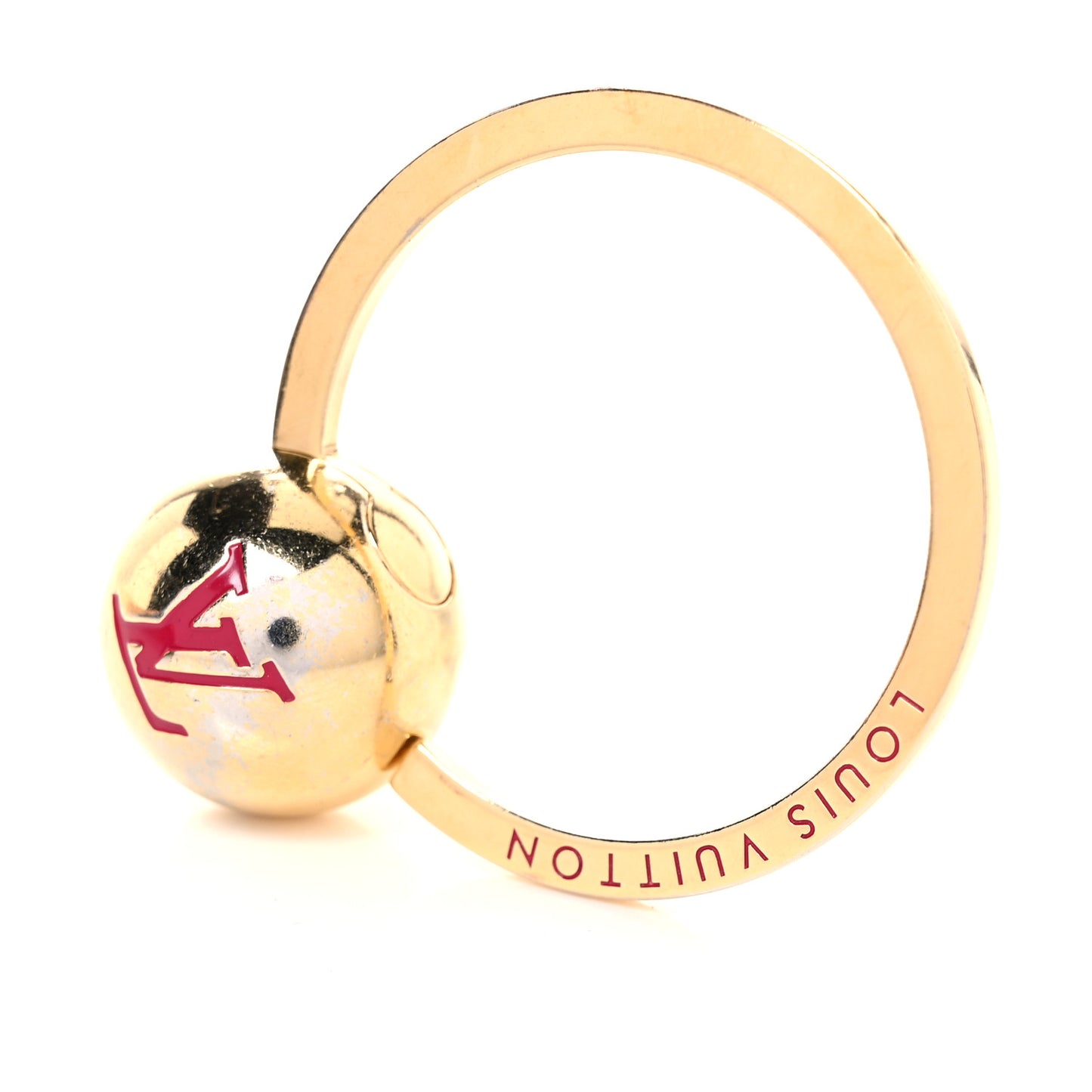 Sphere Key Ring Gold