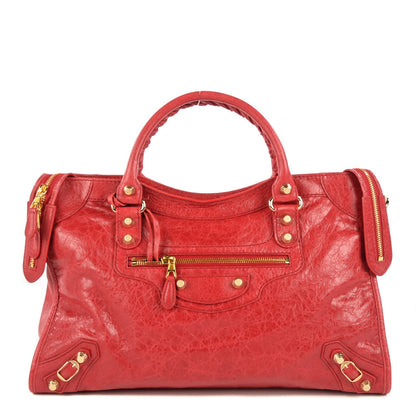 Balenciaga Agneau Giant 12 Gold Hardware City Rouge Cardinal 1 of 12