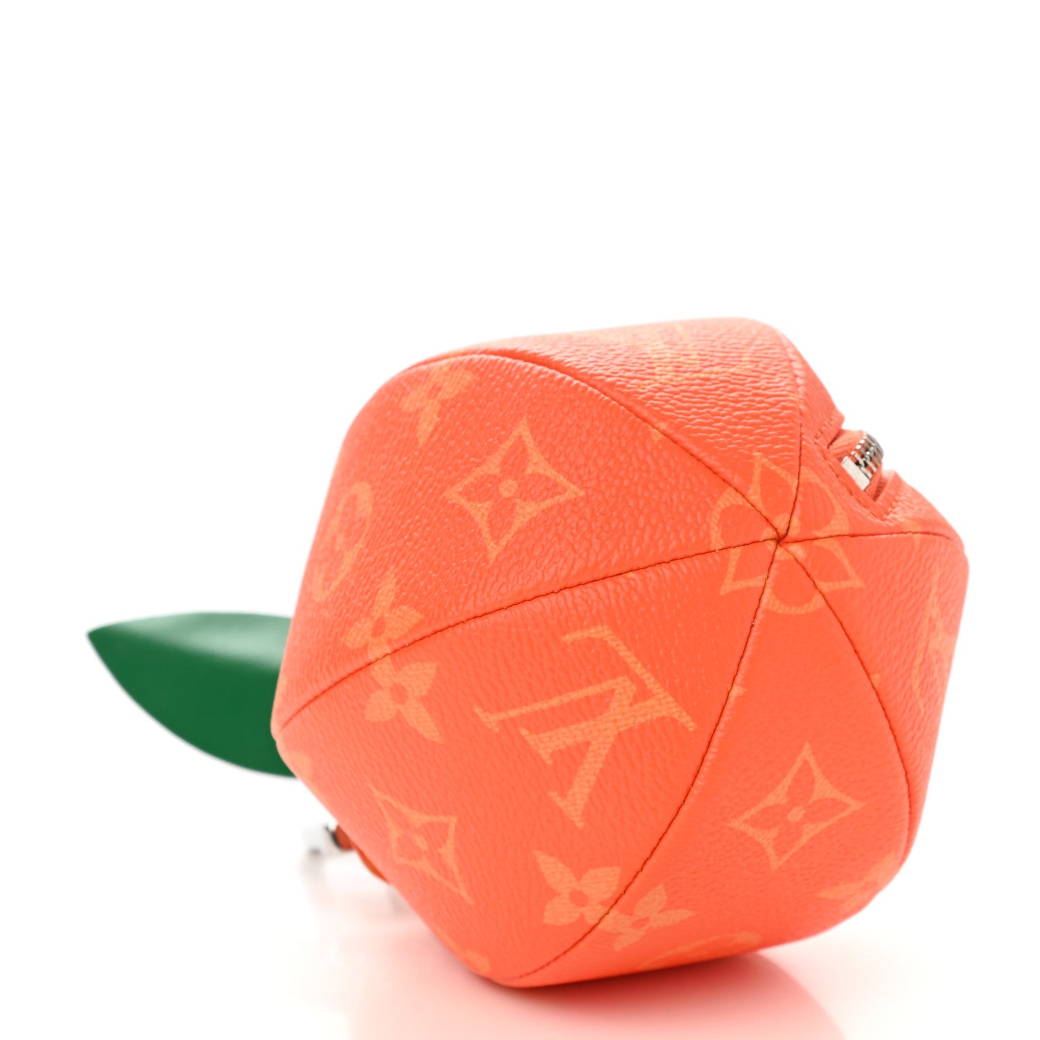 Louis Vuitton Monogram Orange Pouch Orange 3 of 5