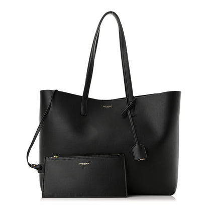 Saint Laurent Calfskin Large Shopping Tote Black 1 of 11