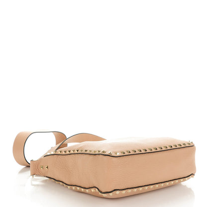 Valentino Garavani Pebbled Calfskin Small Rockstud Flip-Lock Messenger Bag Skin Sorbet 4 of 7