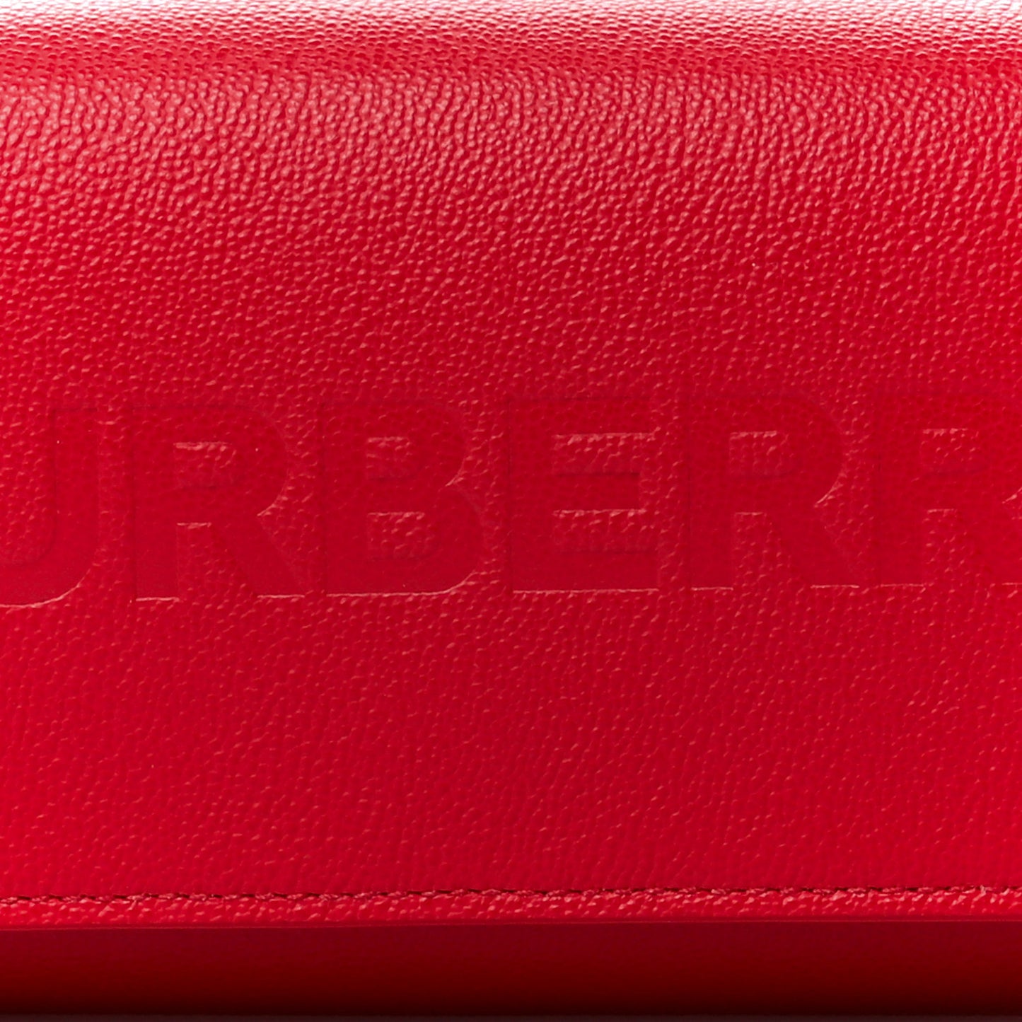 Calfskin Logo Hazelmere Wallet With Detachable Strap Red
