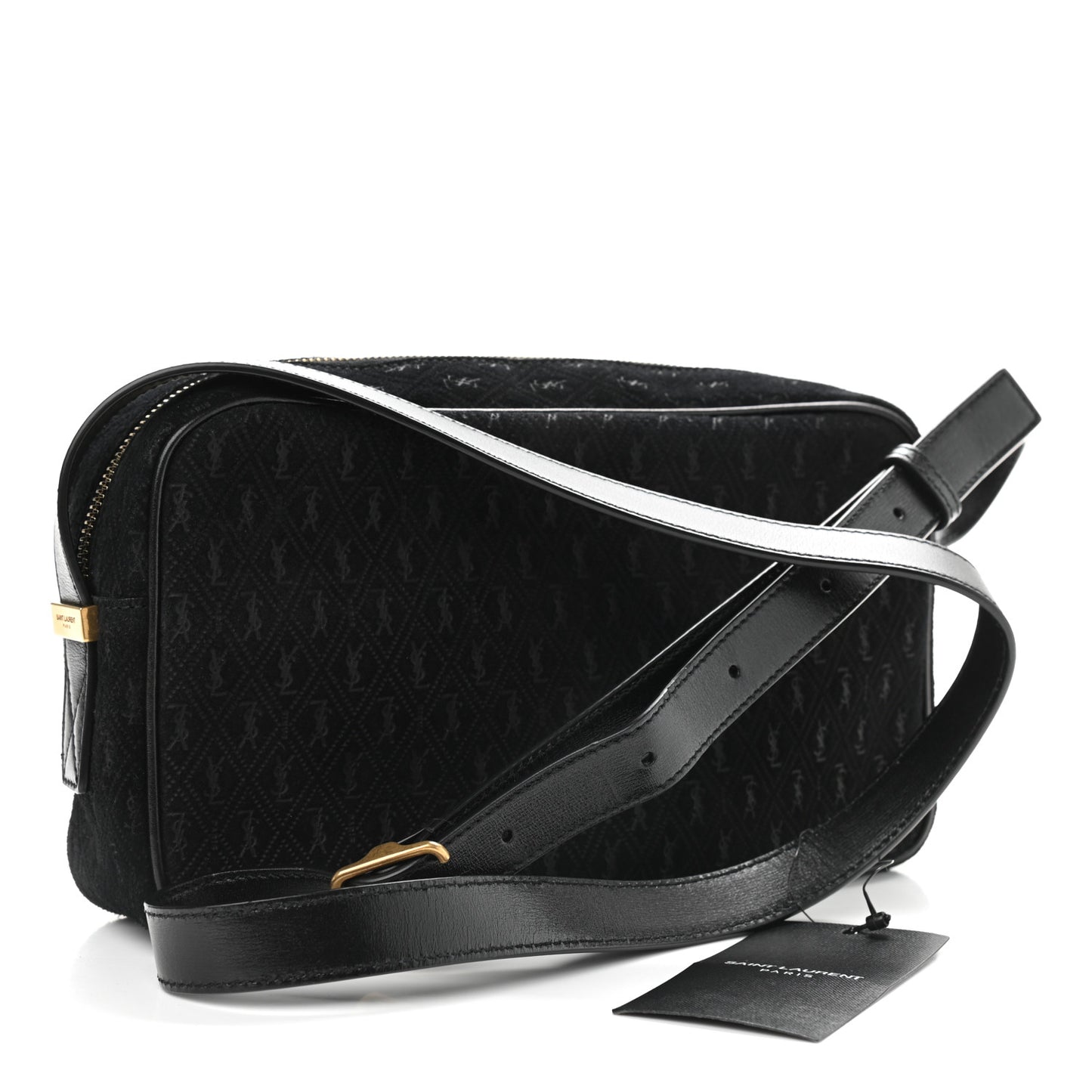 Monogram All Over Camera Bag Black
