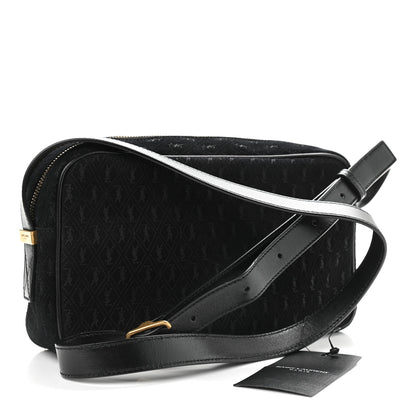 Saint Laurent Monogram All Over Camera Bag Black 3 of 11