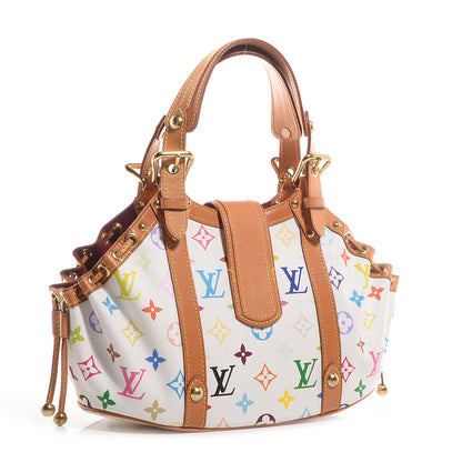 Louis Vuitton Monogram Multicolor Theda GM White 3 of 7