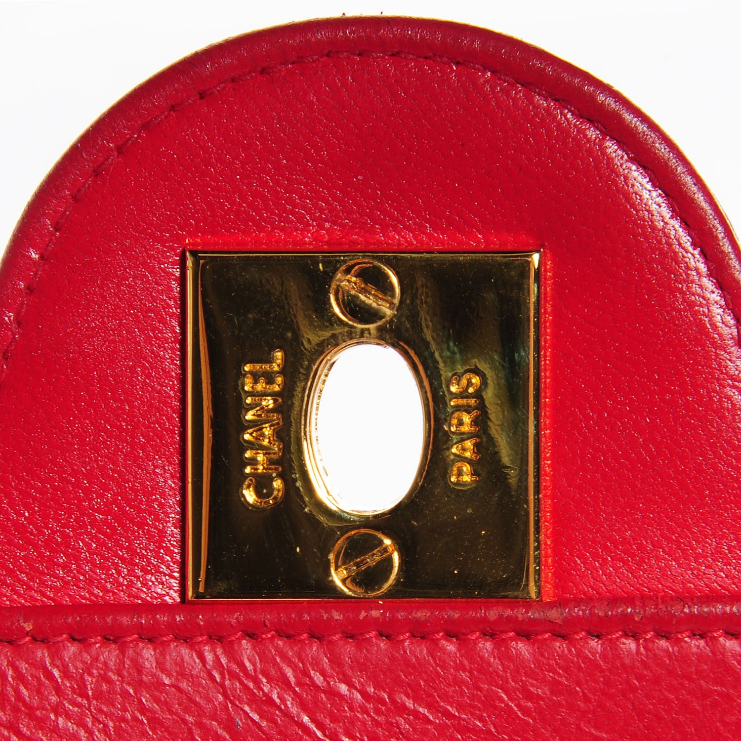 Chanel Lambskin Medium Single Flap Red 8 of 24