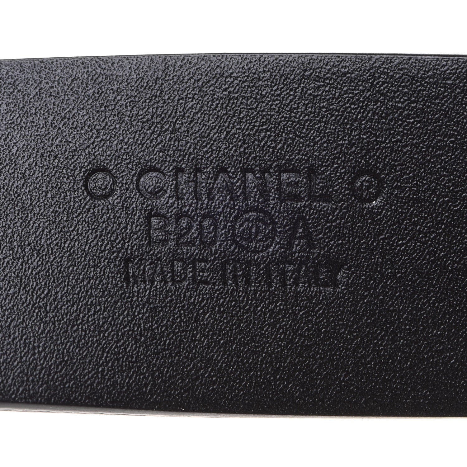 Chanel Calfskin Paris Button CC Belt 75 30 Black 5 of 7