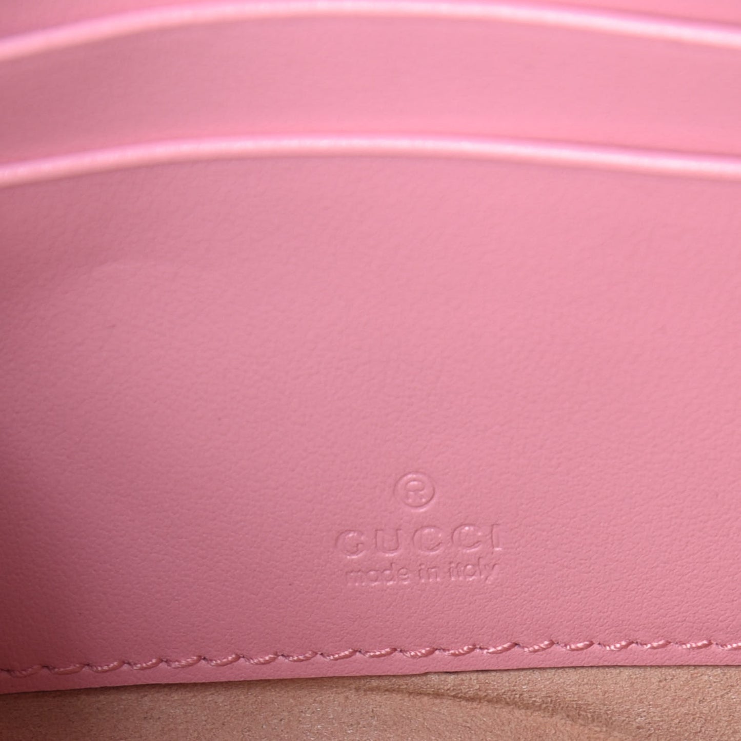 Calfskin Matelasse GG Marmont Wrist Wallet Wild Rose
