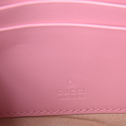 Gucci Calfskin Matelasse GG Marmont Wrist Wallet Wild Rose 7 of 11