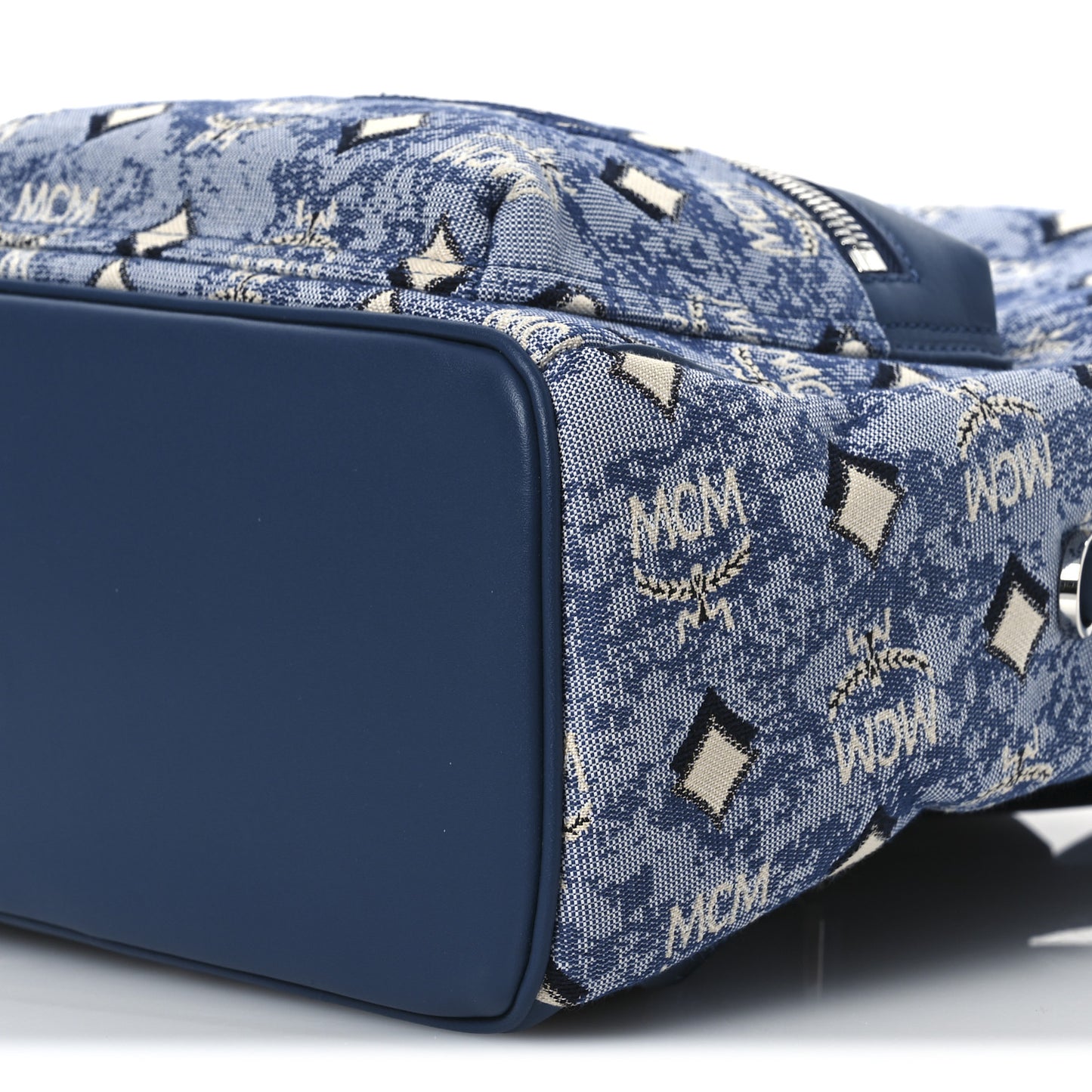 Jacquard Monogram Small Backpack Blue