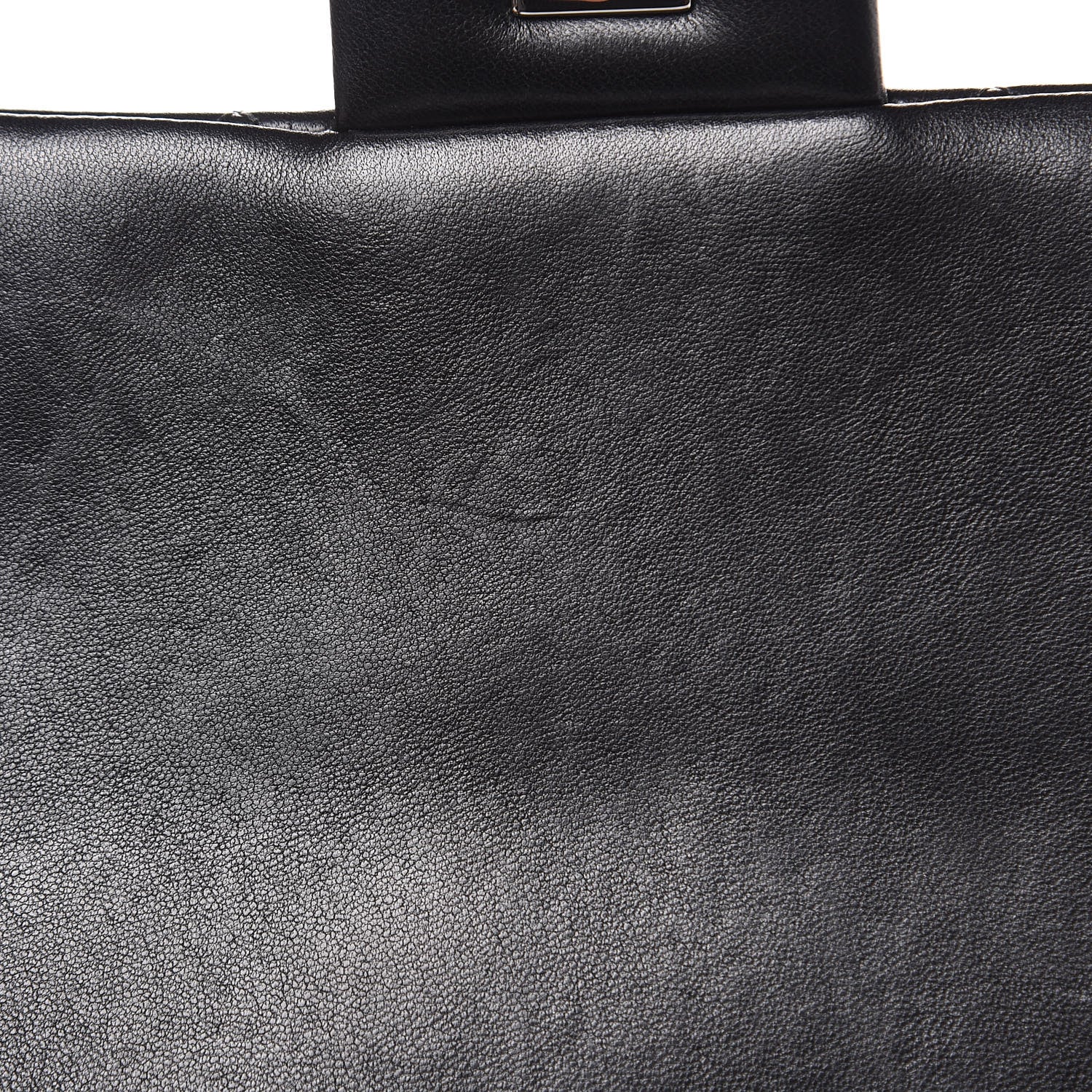 Chanel Lambskin Quilted Clutch With Chain Flap Black 10 of 11