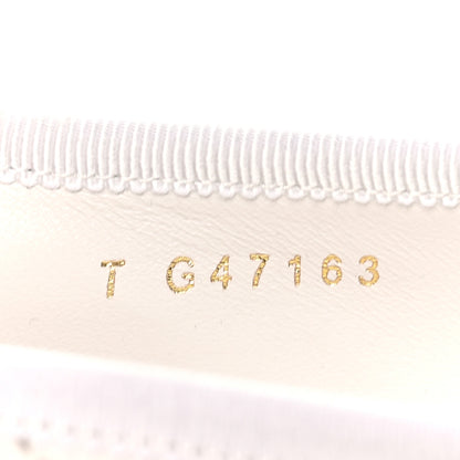 Chanel Lambskin Quilted CC Cambon Ballet Flats 37 White Black 8 of 10