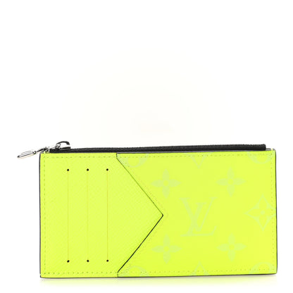 Louis Vuitton Taigarama Coin Card Holder Yellow 1 of 7