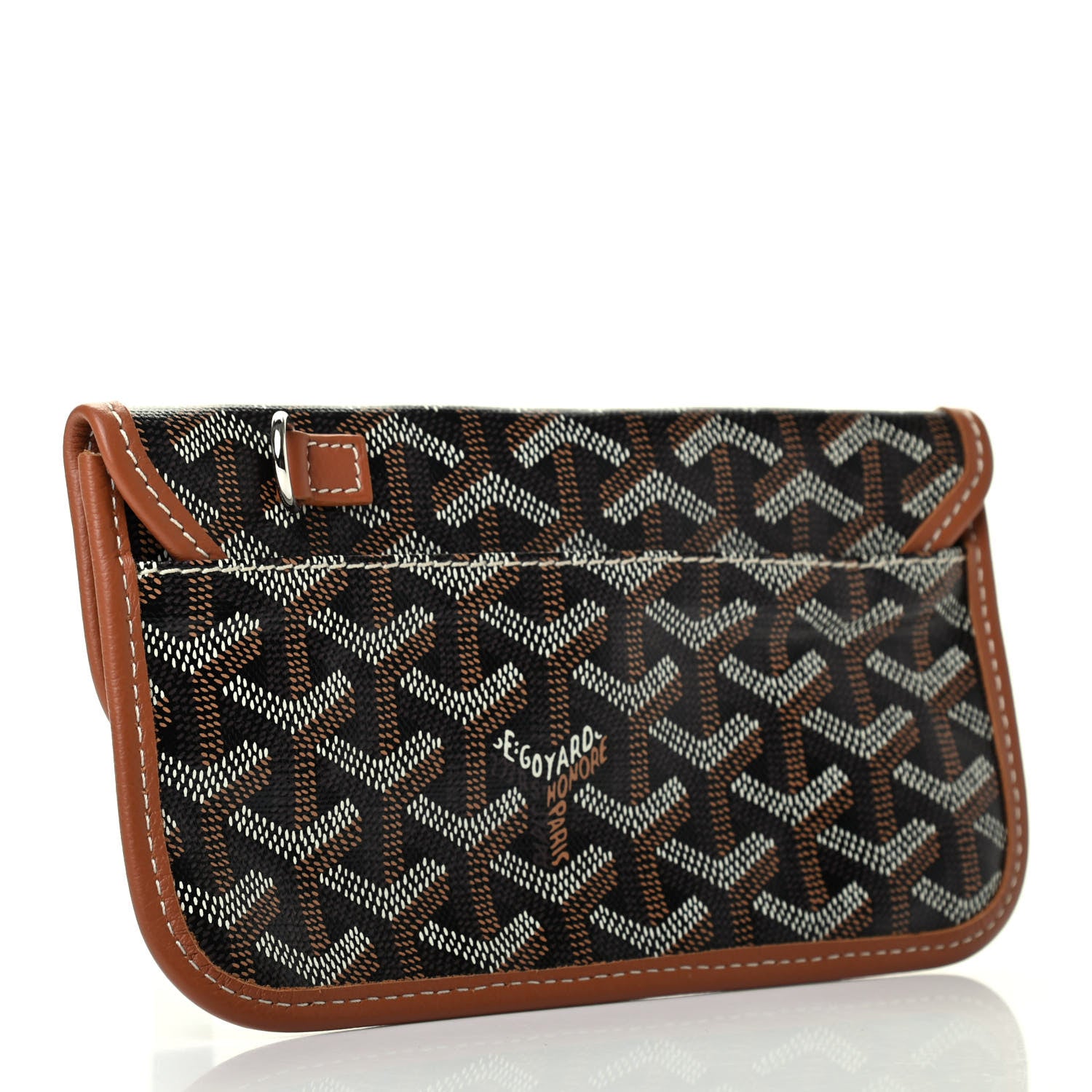 Goyard Goyardine Pouch Black Gold 3 of 6