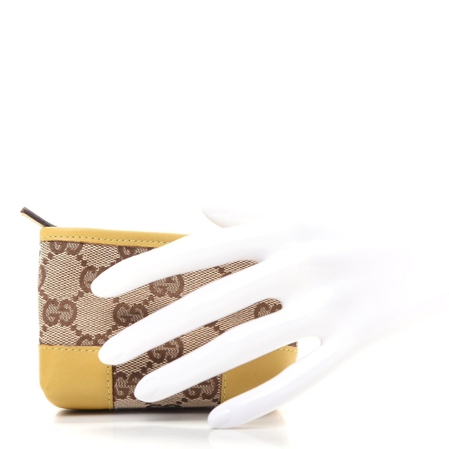 Monogram Pouch Yellow