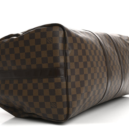 Louis Vuitton Damier Ebene Keepall Bandouliere 55 8 of 13