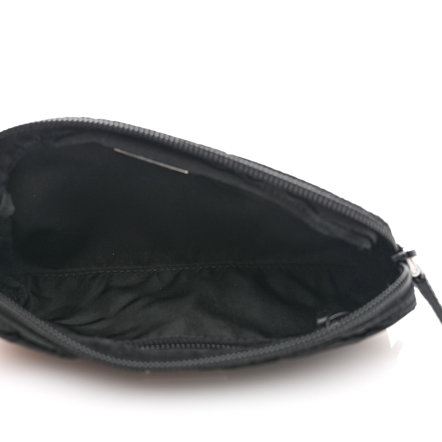 Tessuto Nylon Vela Cosmetic Pouch Black