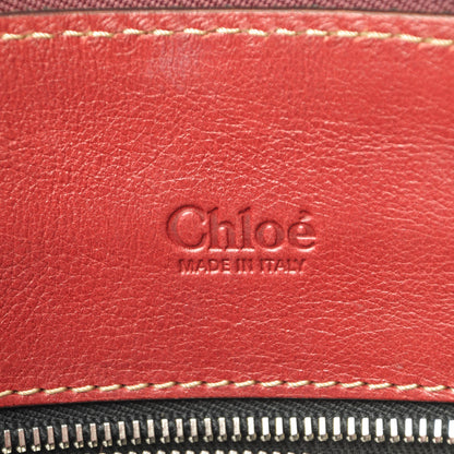Chloe Calfskin Edith Satchel Whiskey 6 of 12