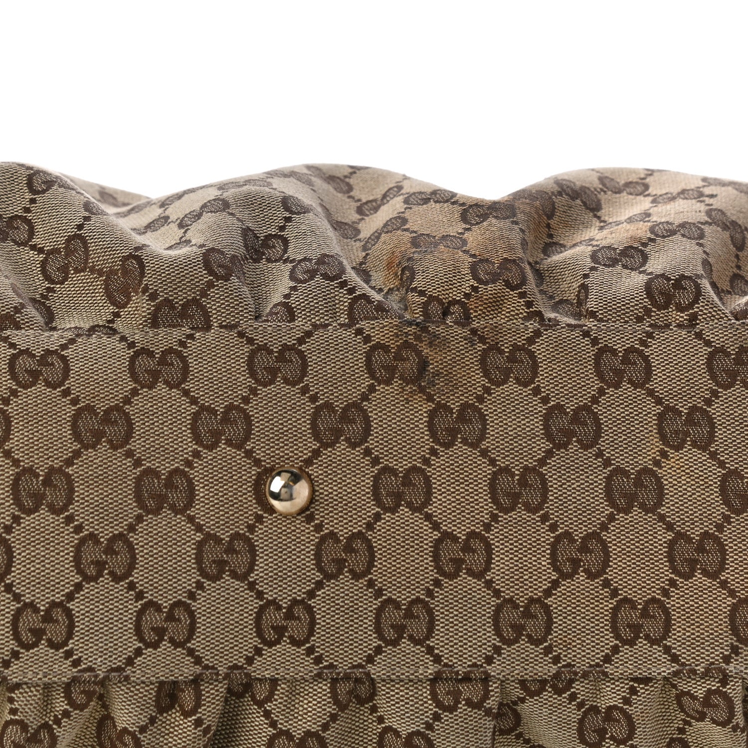 Gucci Monogram D Gold Tote Dark Brown 11 of 11