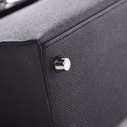 Hermes Epsom Kelly Sellier 25 Black 10 of 38