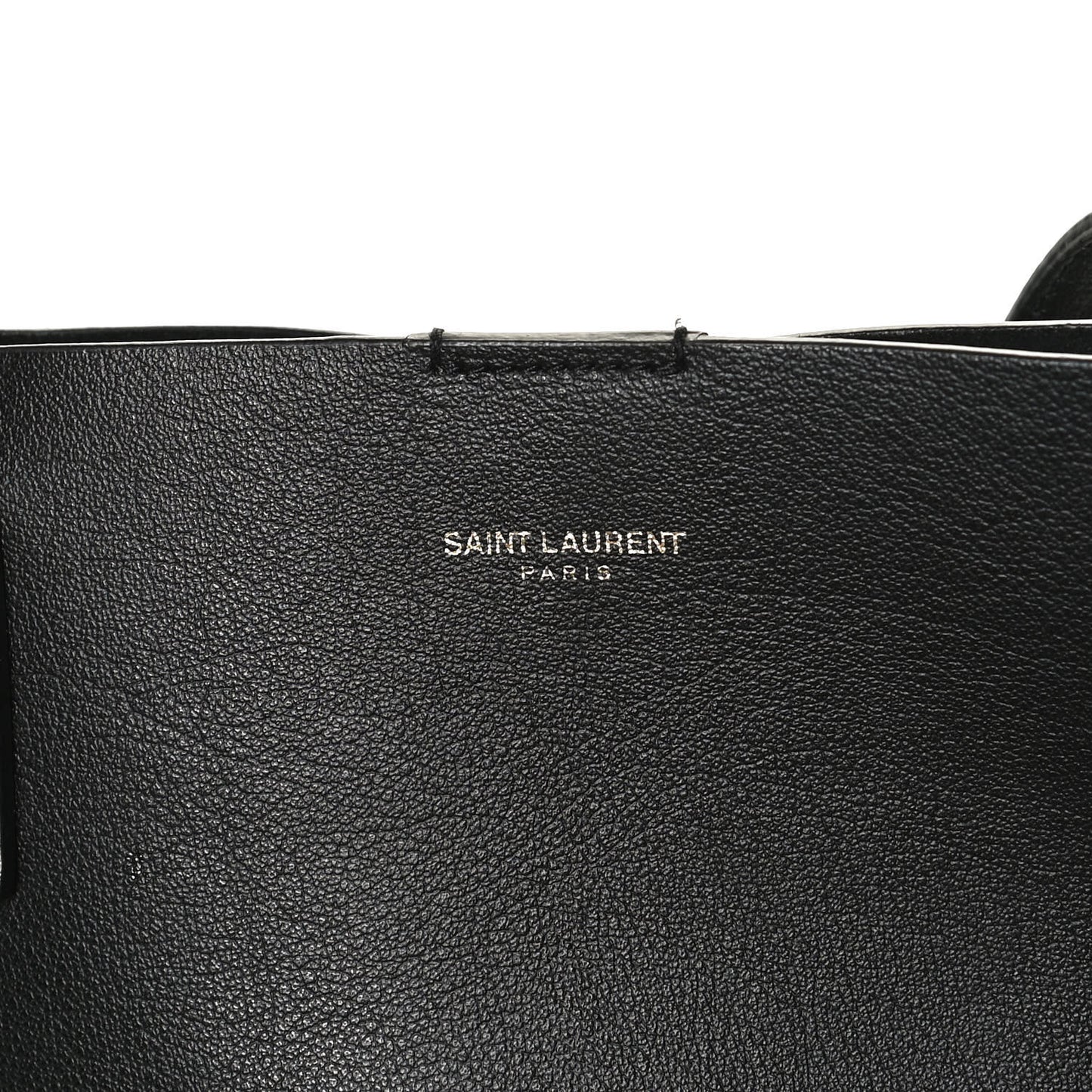 Calfskin Large Shopping Tote Black