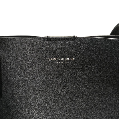 Saint Laurent Calfskin Large Shopping Tote Black 8 of 12