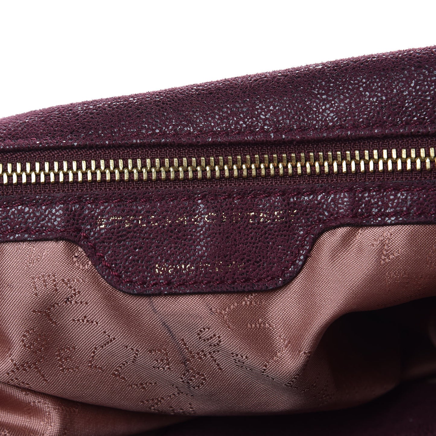 Shaggy Deer Big Falabella Tote Plum