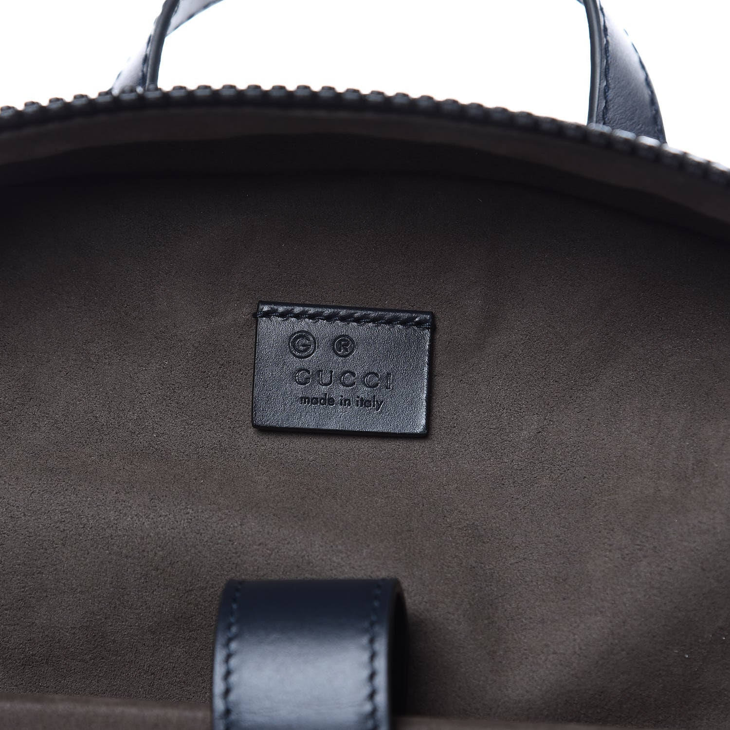 Gucci GG Supreme Monogram Blooms Medium Day Backpack Beige Blue Navy 6 of 10