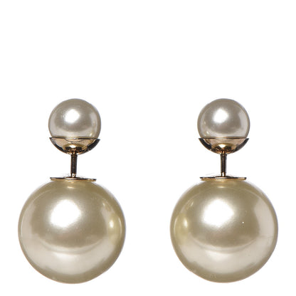 Christian Dior Pearl Mise En Dior Tribal Earrings 1 of 4