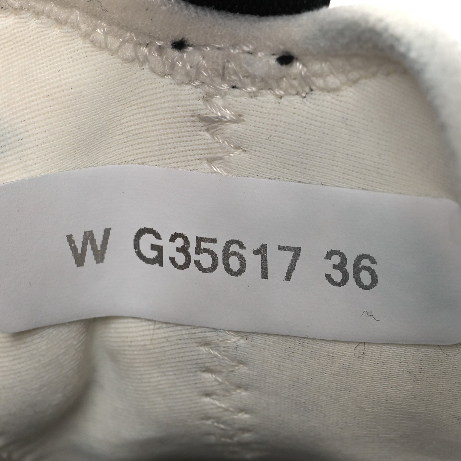Chanel Velvet Calfskin Mixed Fibers CC Sneakers 36 Ivory Black 10 of 16