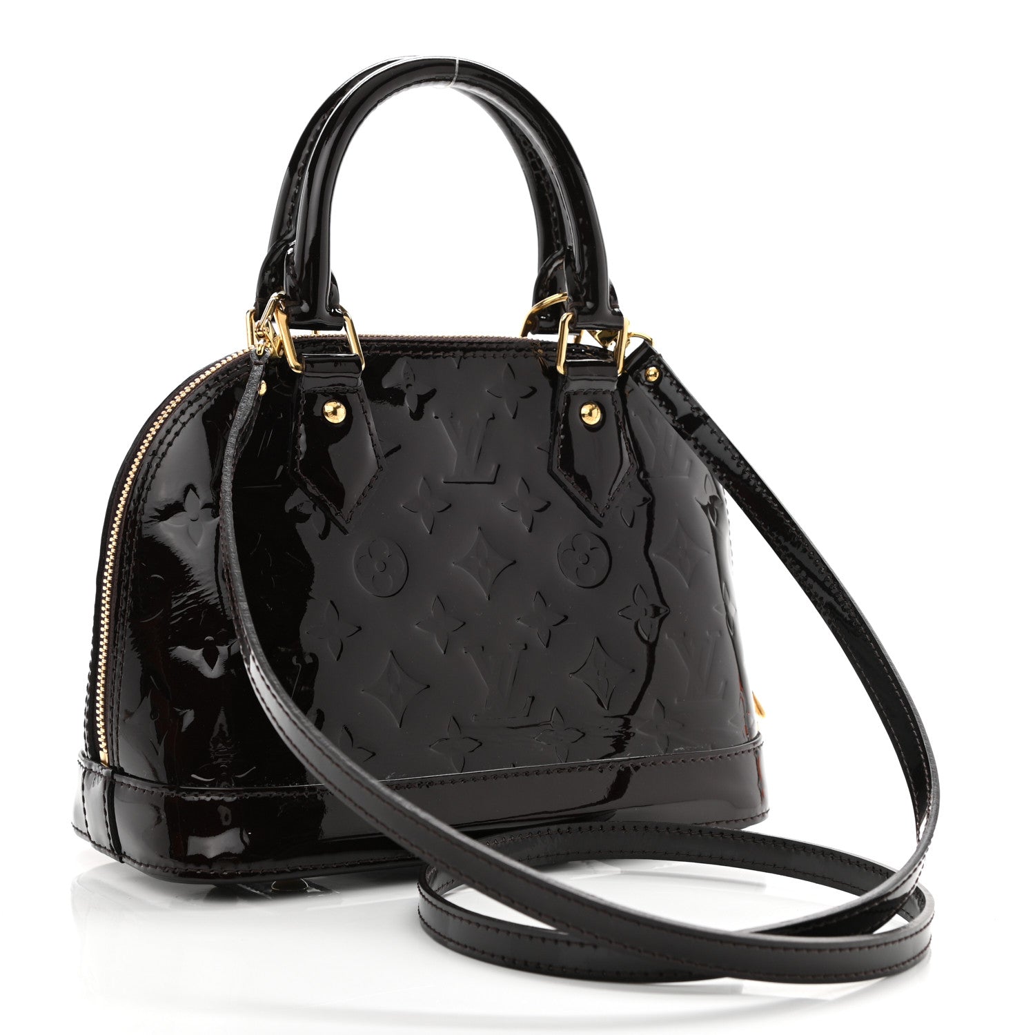 Louis Vuitton Vernis Alma BB Amarante 3 of 10